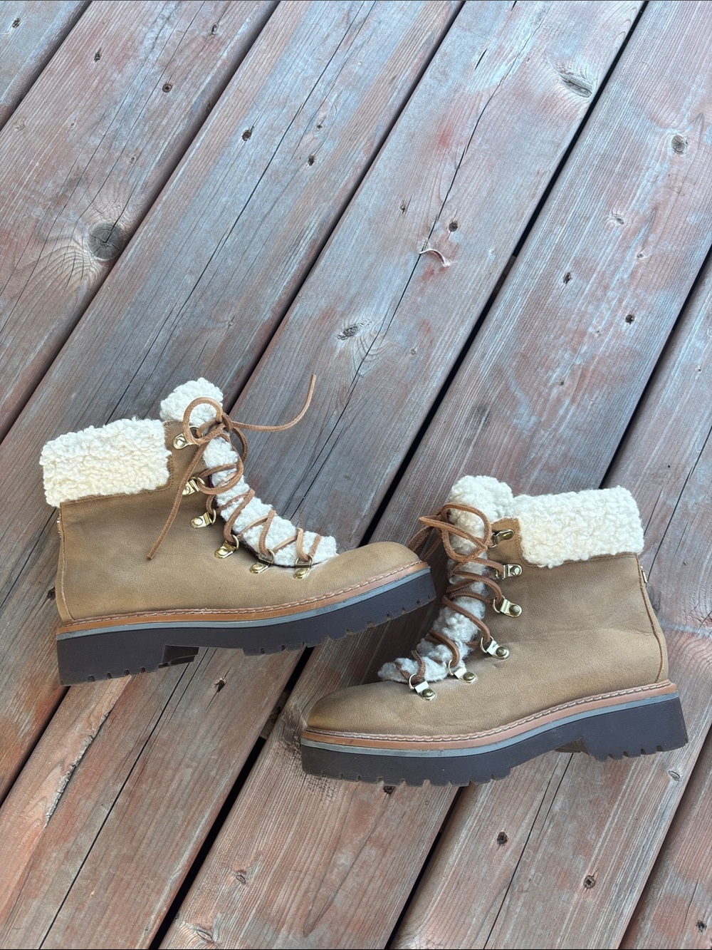 Tommy Hilfiger Ron 2 Faux Fur Hiker Boots - Picture 4 of 12